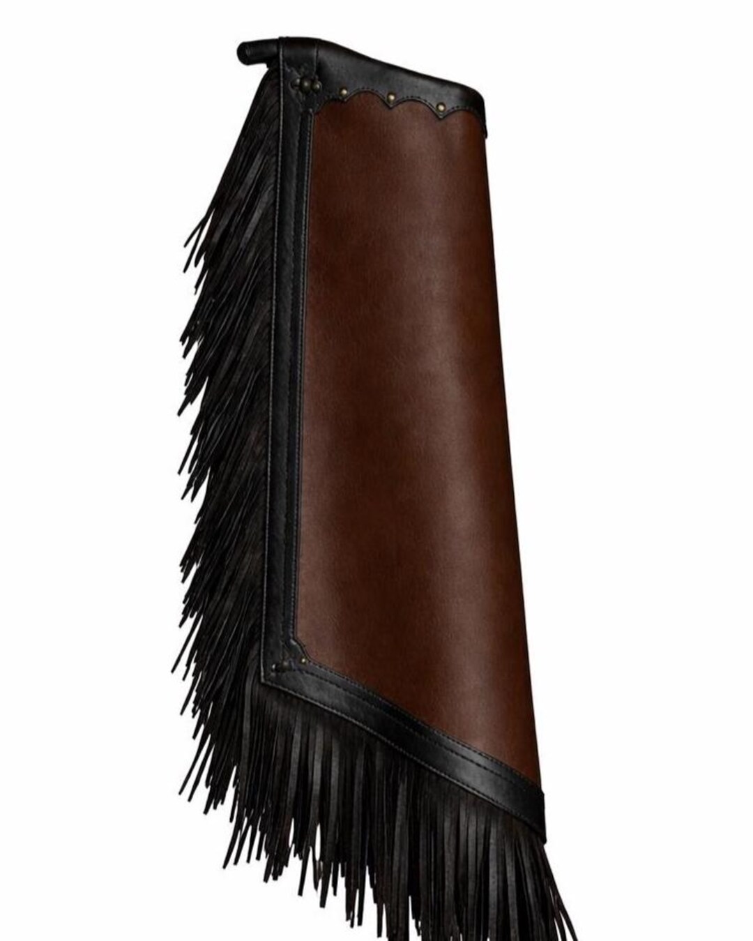 Brown & Black Suede Leather Western Chap | Cowboy Chaps | Western Horse ...