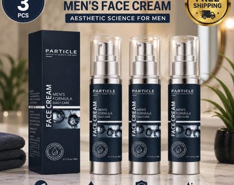 3X Particle Men's Anti-Aging Face Cream – Fights Eye Bags, Dark Spots