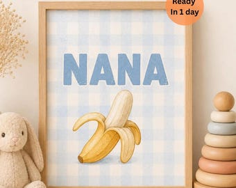 Lámina personalizada con la primera palabra mal pronunciada de un niño pequeño / Recuerdo personalizado para la pared / Regalo para mamás primerizas / Regalo para baby shower (Descarga digital)