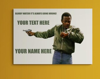 Only Fools and Horses Birthday Card, The Shadow Greeting, British Comedy Fan Gift