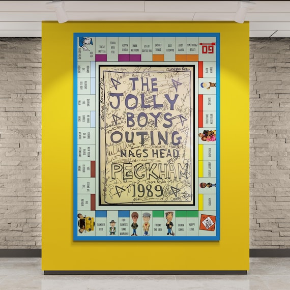 Only Fools and Horses Jolly Boys Outing A3 Print, Multi-Signed Poster Artwork (230gsm Matte)