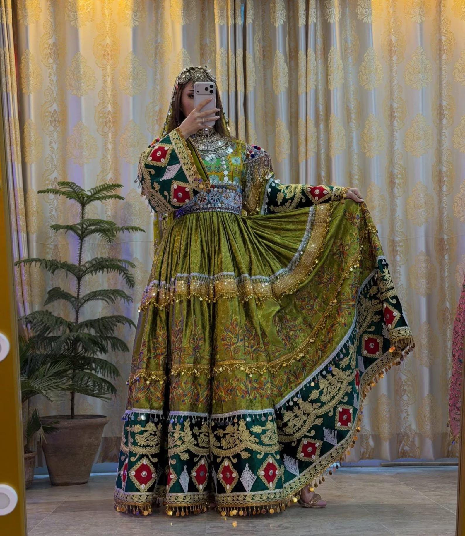 Green Eid Dress - Etsy