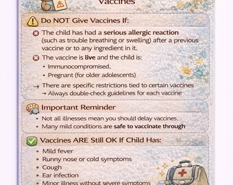 Pediatric Nursing NCLEX Study Cards Bundle | High-Yield Review (Digital Download)