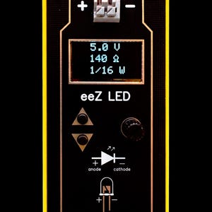 eeZ LED: Real-Time LED Resistor Calculator (3.3V-24V)