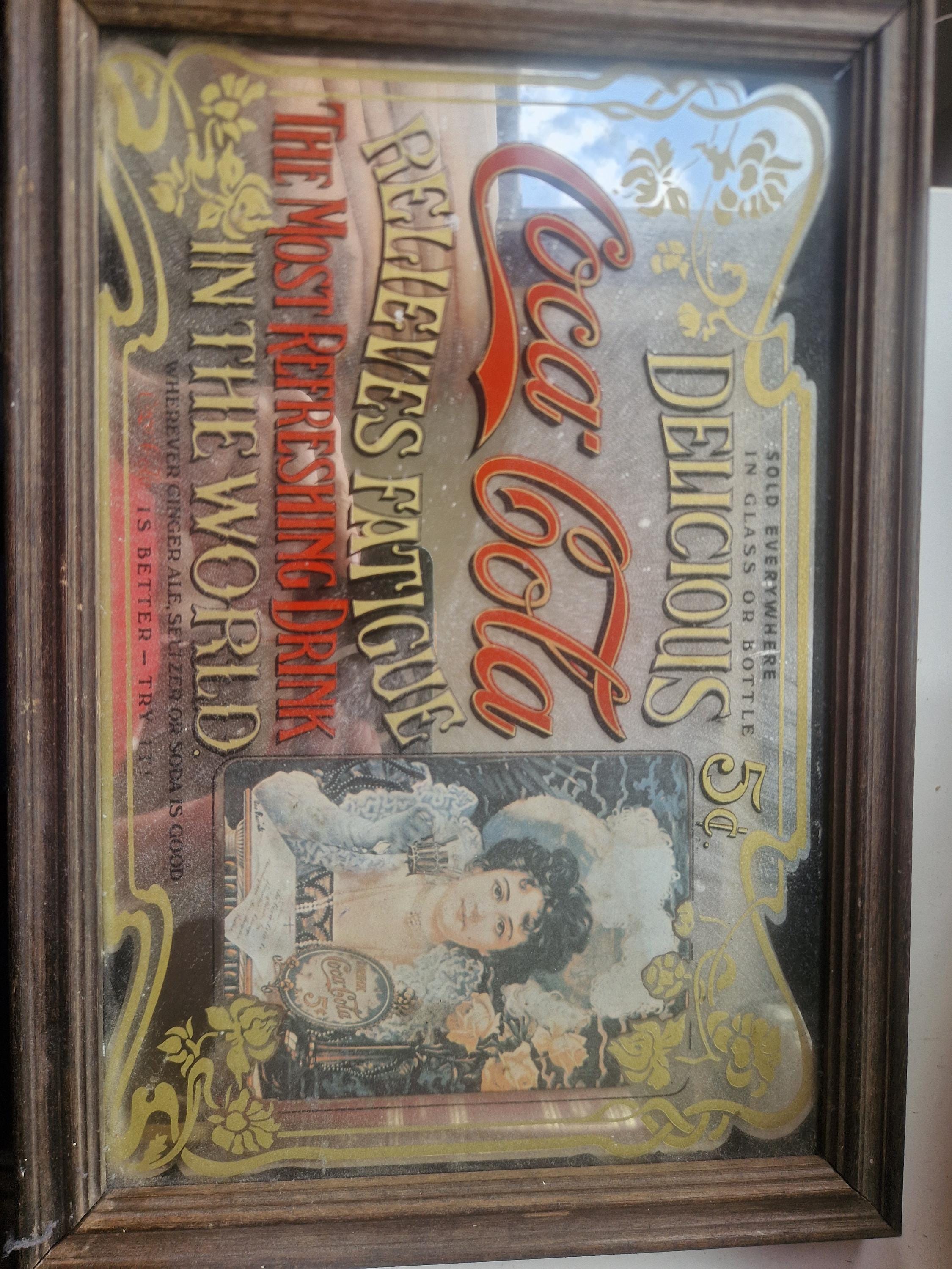 Coca Cola Mirror - Etsy UK