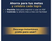 Planificador de ahorro por objetivos 2026-2027 PDF | Seguimiento mensual | Plantilla finanzas personales