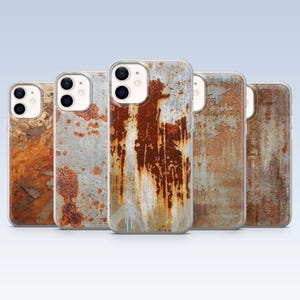 Rust Phone Case Rusted Metal Corrosion Cover for iPhone 17e, 16, 15, 14, 13, 12, Samsung S26, S25, S24, S23Fe, A16, A56, Pixel 10, 9Pro