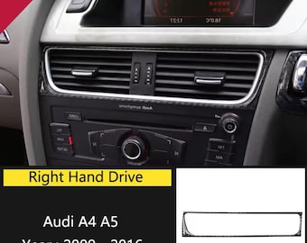 Special made  Carbon Fiber Window Trim Cover for A4 A5 2009-2016 Door Panel Strip Protective Sticker Interior Upgrade -  Type 34 RHD