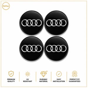 Audi Dynamic Floating Center Caps - Etsy