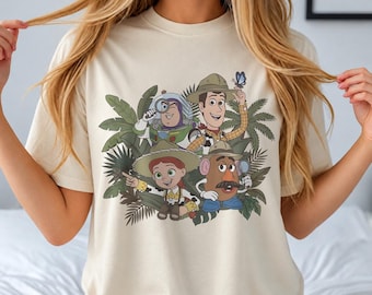 Toy Story Safari Shirt, Disney Animal Kingdom Tee, Woody Buzz Lightyear Shirt, Jessie Mr Potato Head Safari Te, Disney Family Vacation Shirt