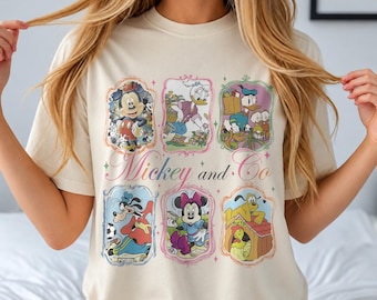 Mickey And Co Shirt, Vintage Disney Friends Tee, Mickey Minnie Donald Daisy Shirt, Retro Disney Graphic Tee, Disney Family Vacation Shirt