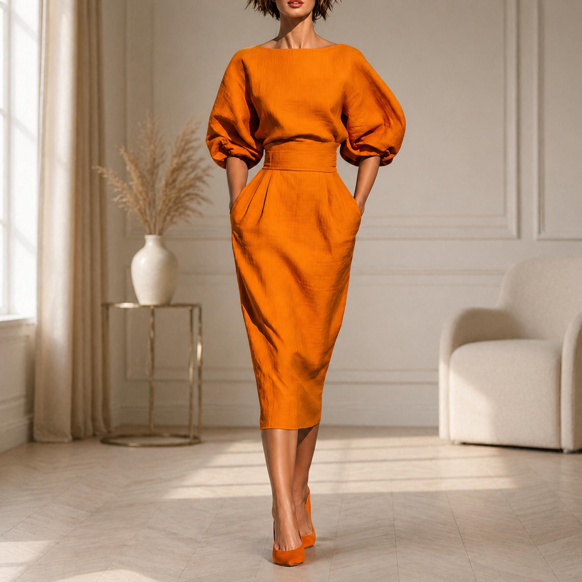 floral embroidered fit and flare dress Off The Shoulder Floral Embroidered Fit And Flare Gown main image 0