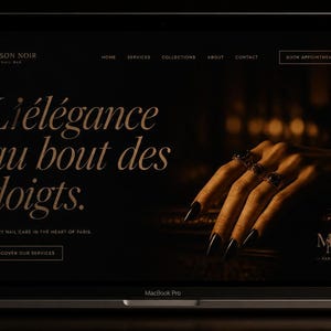 5 Nail Salon Website Templates Bundle, HTML Beauty Spa Websites, Nail Studio Landing Pages, Instant Download