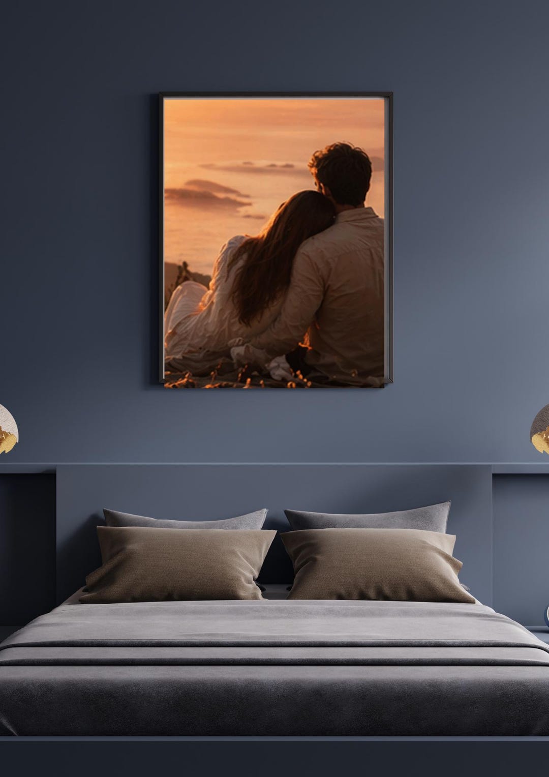 Romantic Couple Wall Art Set, Neutral Boho Love Posters. - Etsy