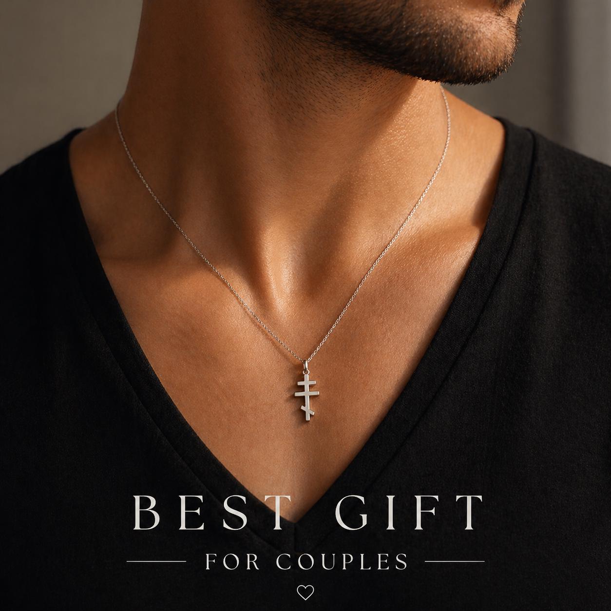 ジュエリー 男女兼用, ペンダント Etsy - necklace cross orthodox