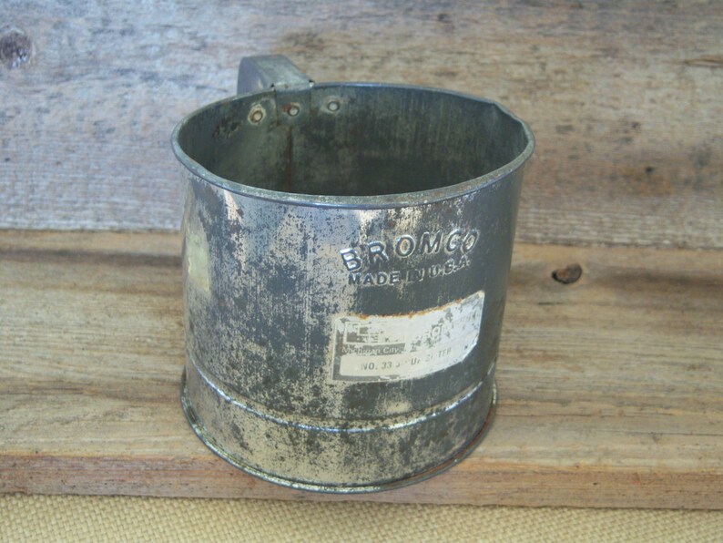 Vintage Bromco Flour Sifter Bromwell Made in USA 1950's Etsy