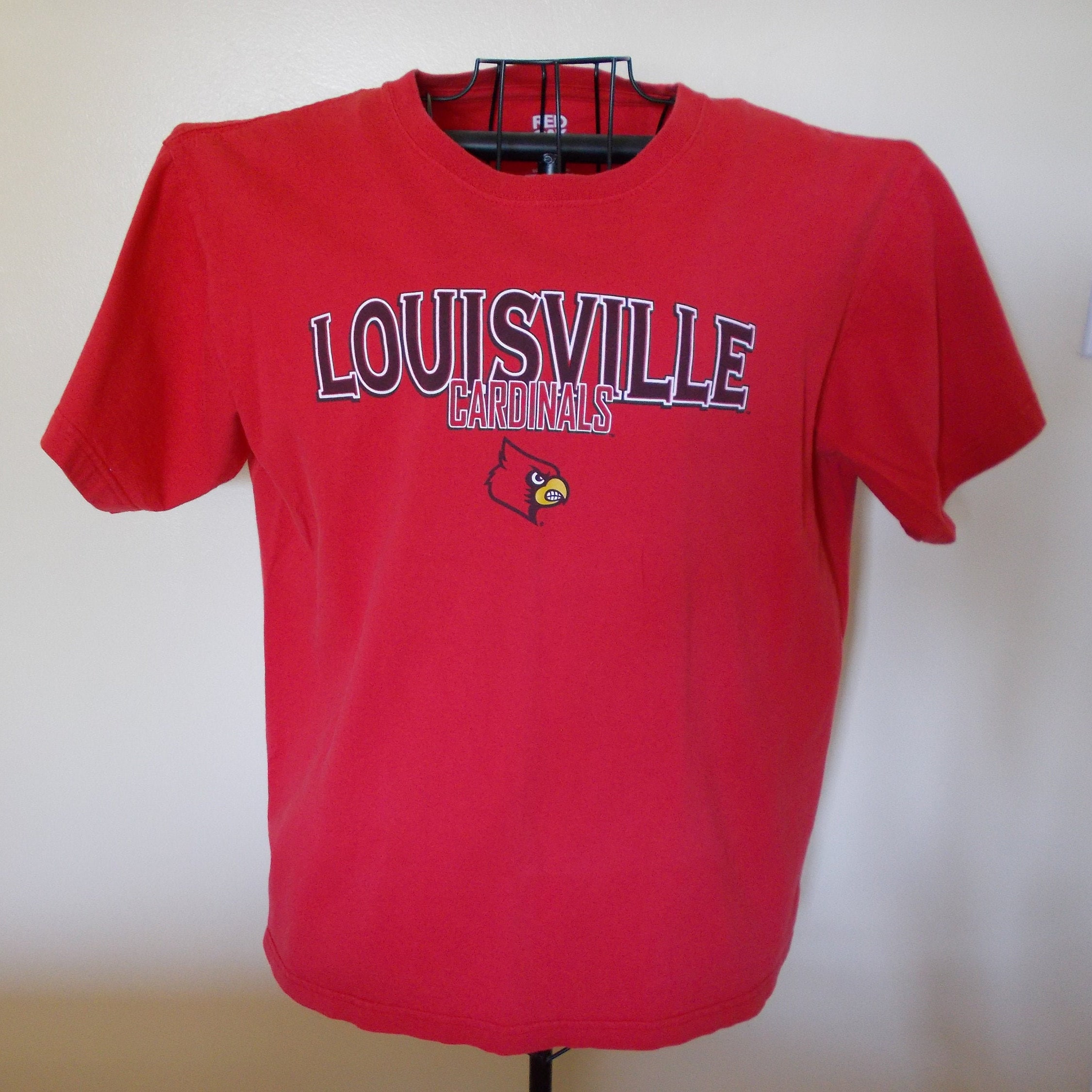 Vintage Louisville Cardinals Tshirt Red Oak Sportswear Size Etsy