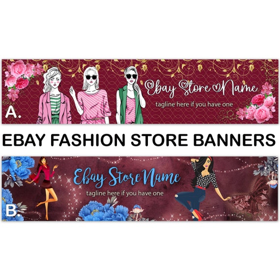 FASHION STORE Banners-premade Banner-ebay Template-ebay