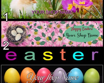 EASTER Banner,Easter Cover Photos,Holiday Banners,Easter Bunny  Banners, Egg Banners,Tulip Banners,Celebrate