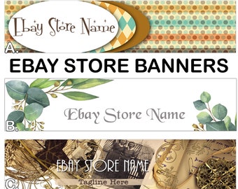 EBAY STORE BANNERS-Premade Ebay Banner-Shop Ebay-Ebay Store- Ebay Store Images,So Many to Choose From-So Little Time,Ebay Page,Ebay Template