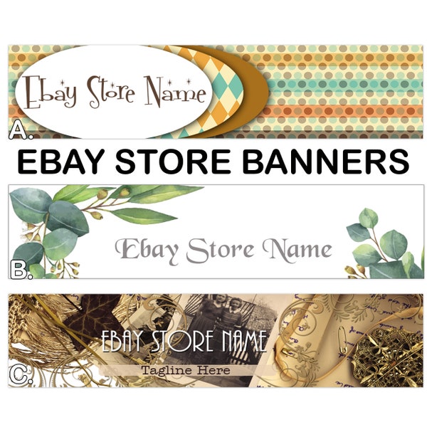 EBAY STORE BANNERS-Premade Ebay Banner-Shop Ebay-Ebay Store-Website-1200x270 Sizes Ebay Store Banners,So Many to Choose From-So Little Time!