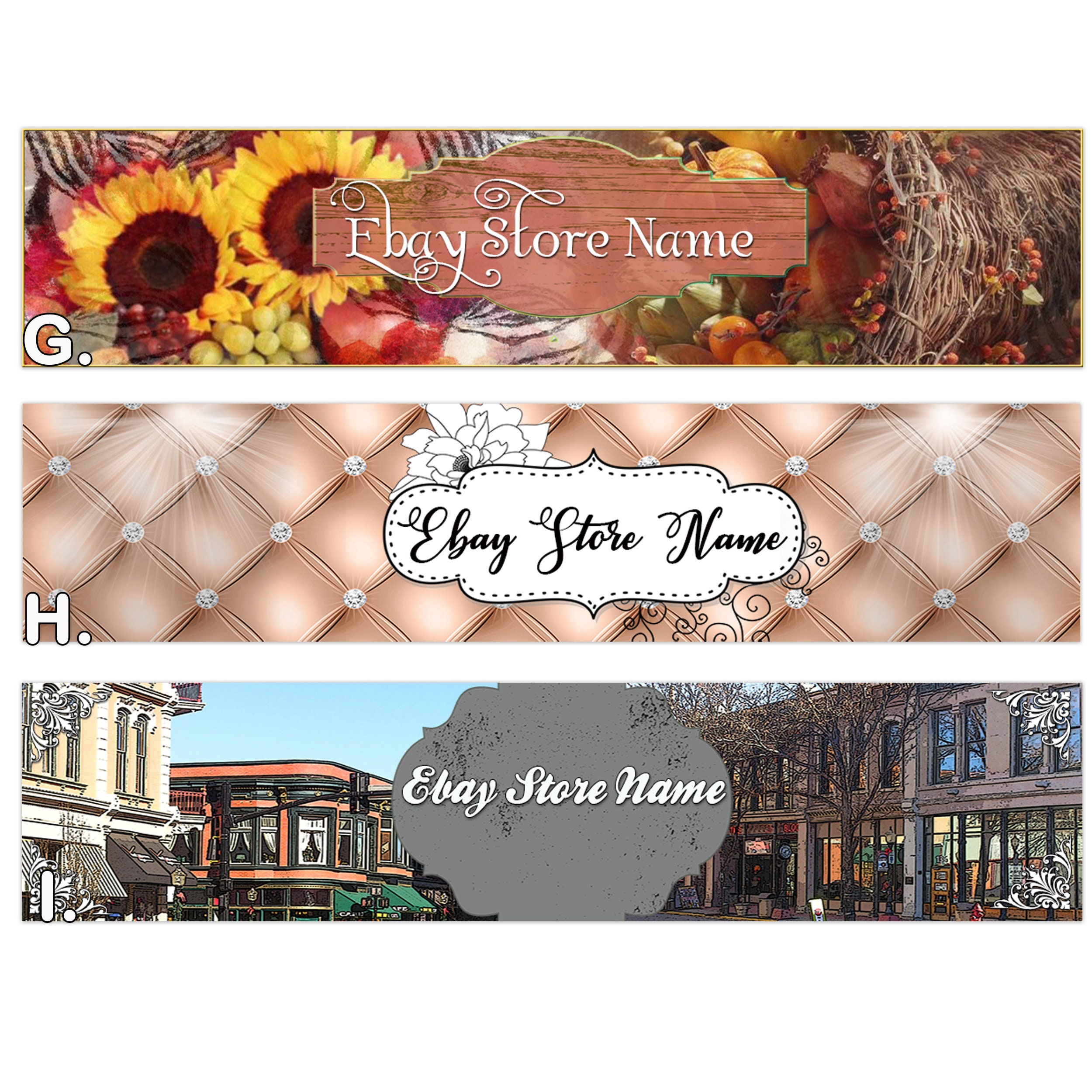 EBAY STORE BANNERSPremade Ebay EbayEbay Etsy