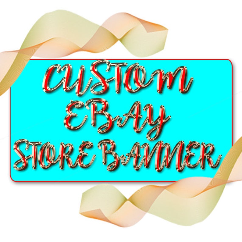 Custom Ebay Header Logo Iconebay Bannercustom Headerblog Etsy
