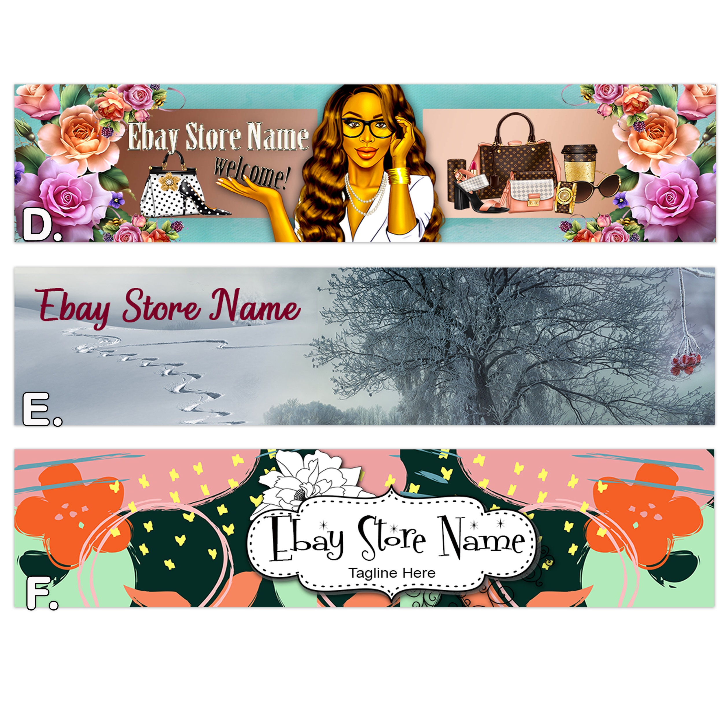 EBAY STORE Bannerspremade Ebay Ebayebay Etsy