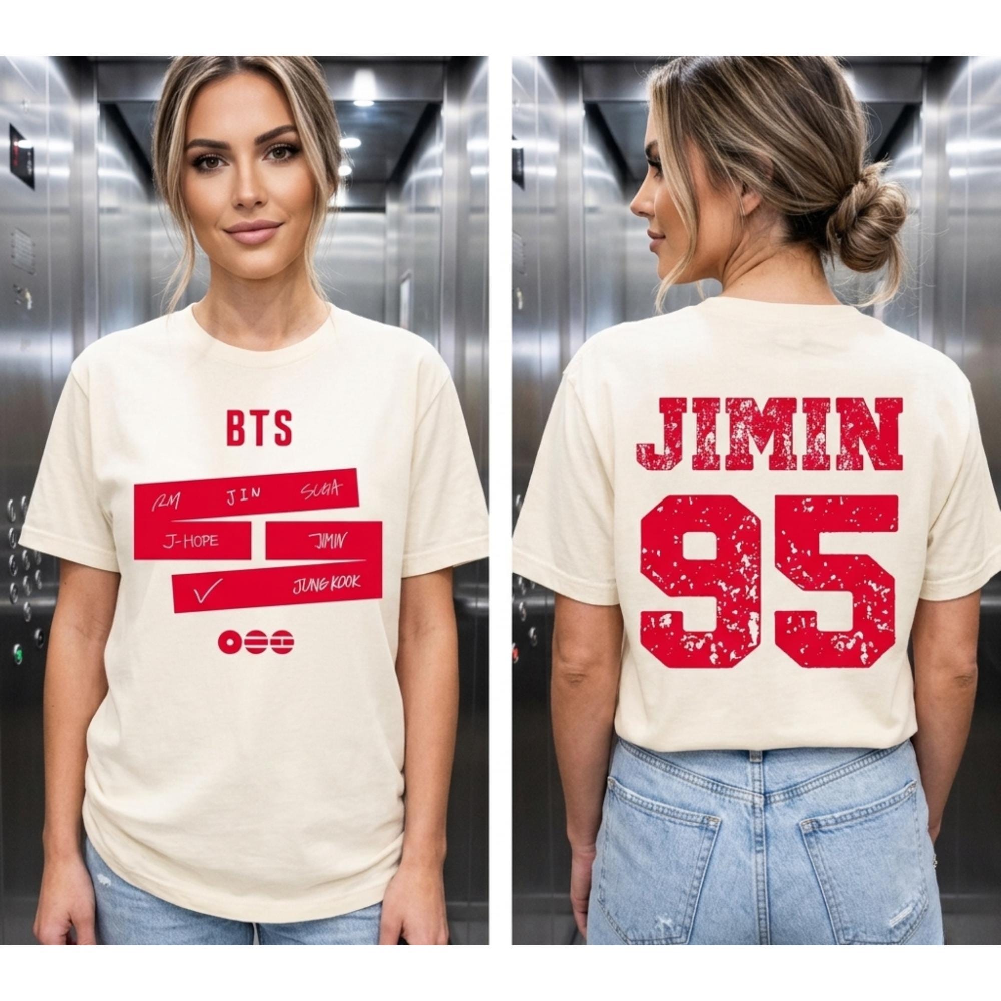 Jimin 95 Shirt - Etsy