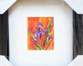 Framed Floral Art Print