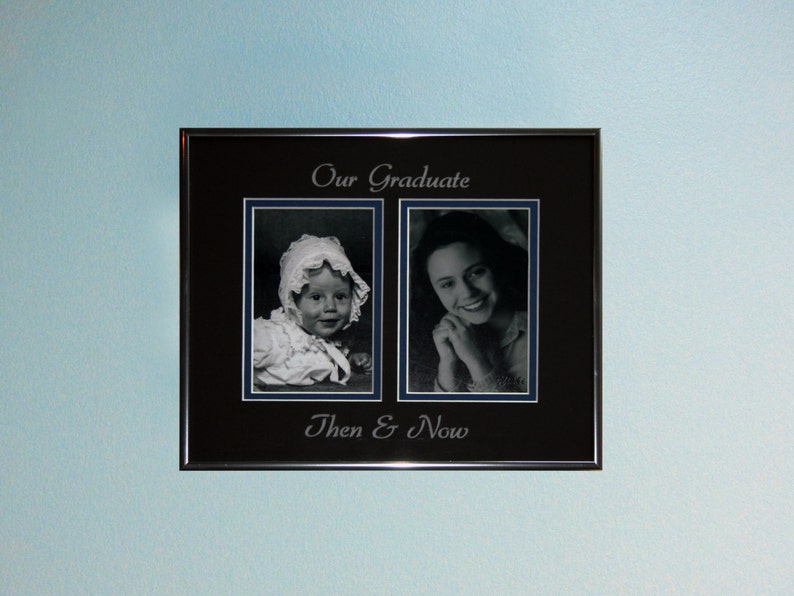 Personal Senior Picture Frame Our Graduate Then Now Image 0