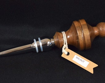 Walnut Bottle Stopper by Gene Myatt