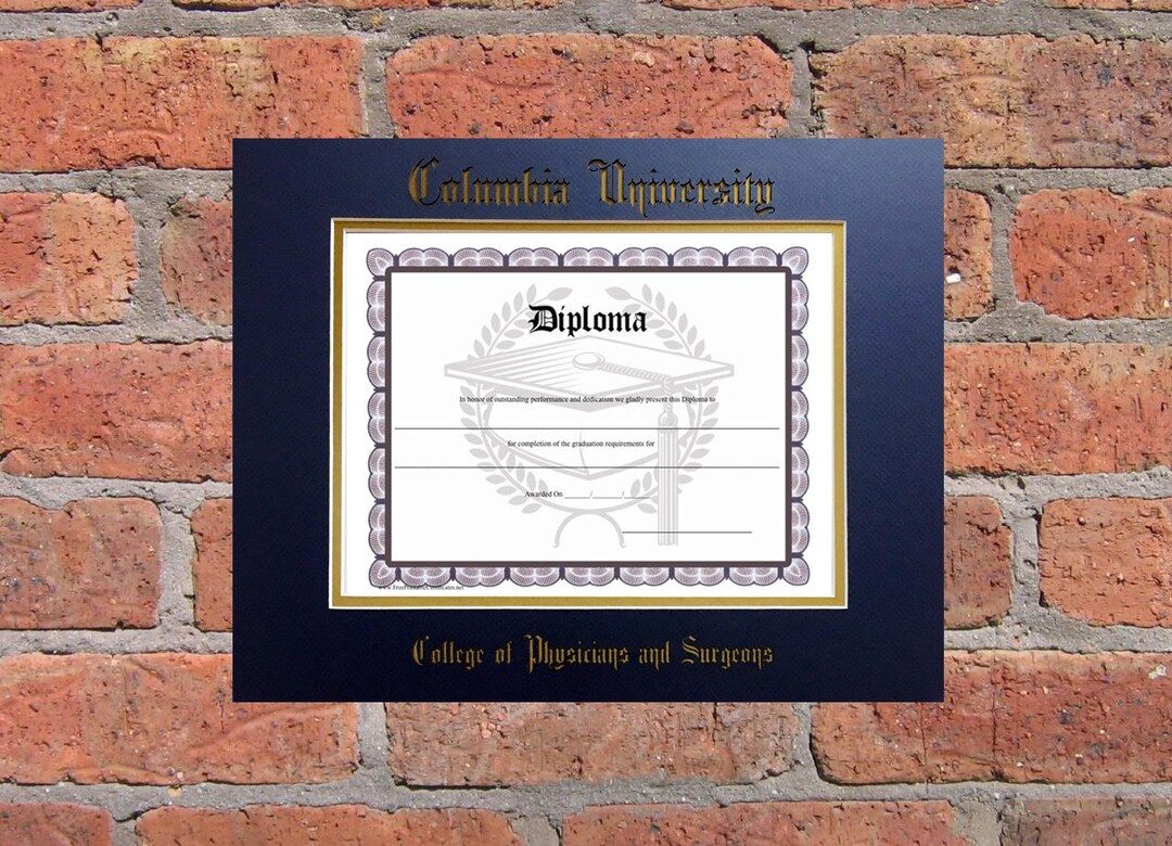 Customized Diploma Frame Etsy