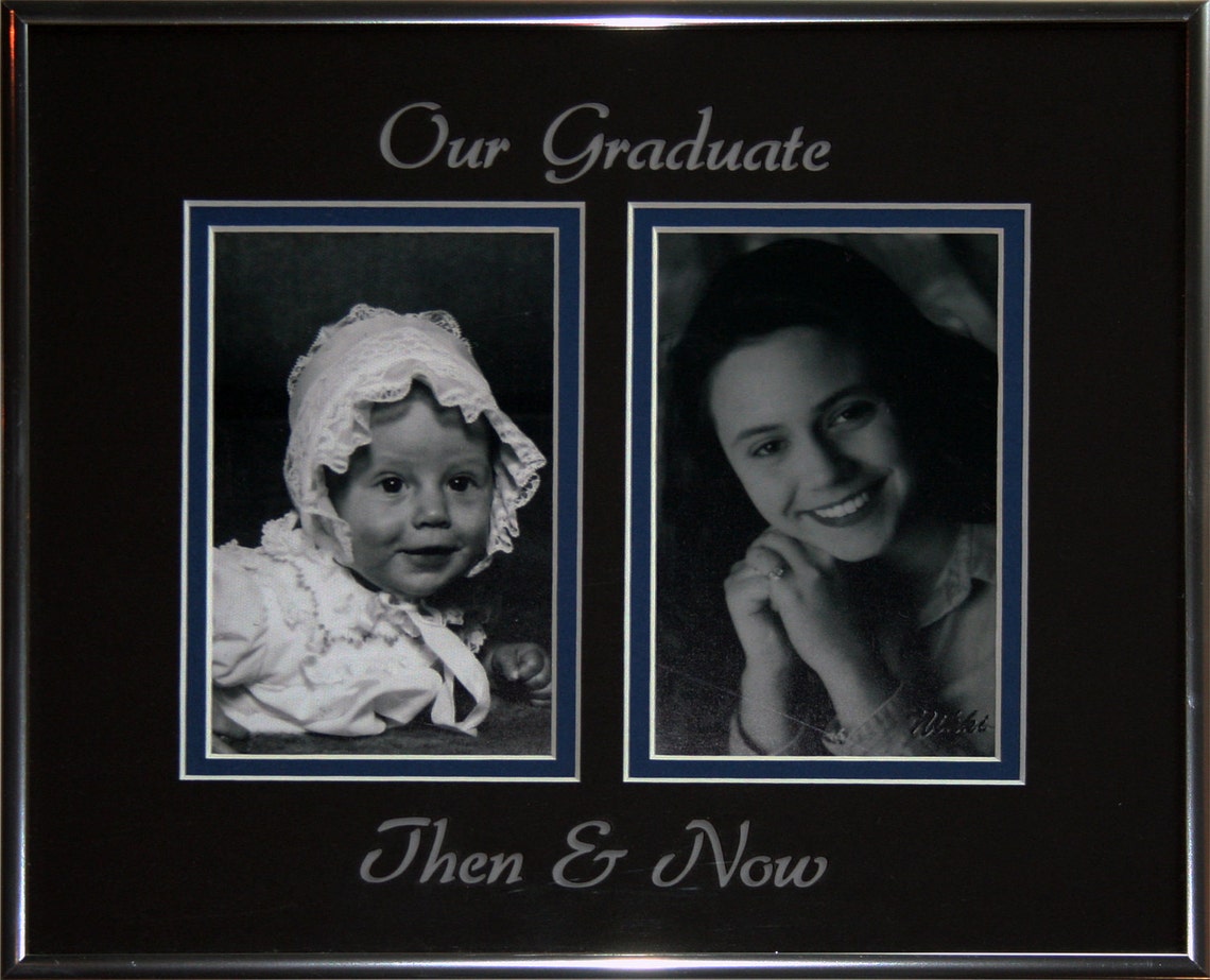 Personal Senior Picture Frame...our Graduate Then & Now Etsy