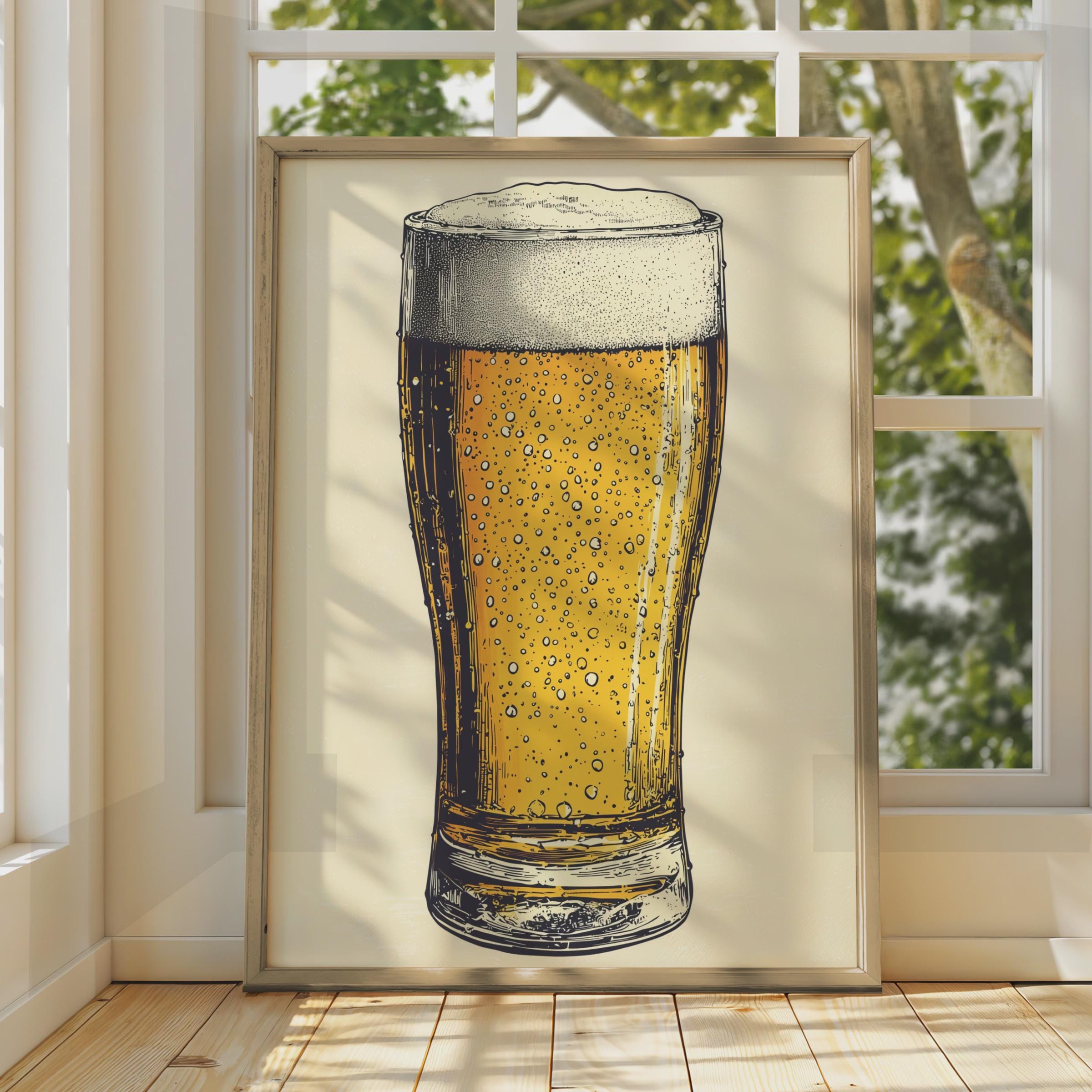 Sapporo Beer Glass Vintage - Etsy