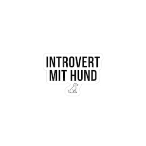 Introvert mit Hund Sticker | K-pop Comeback, stan, bias, purple era
