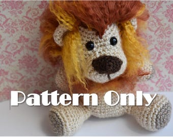 Lion amigurumi crochet pattern plush gifts for kids