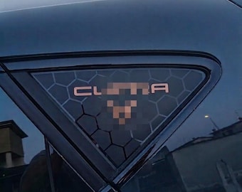 Cupra Leon Heckscheiben-Wabenaufkleber-Set