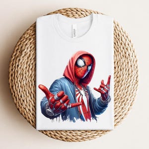 Marvel Spiderman T-shirt, Disneyland Family Trip Tee, Vintage Amazing Spider-Man Shirt, MCU Fans Shirt, Marvel Fantasy Shirt, Spiderman Tee bild 13