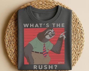 Disney Zootopia Flash Slothmore Funny shirt, What The Rush Shirts, Disneyworld Shirt, Disneyland Family Trip Shirt, Birthday Gift Tee