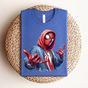 Marvel Spiderman T-shirt, Disneyland Family Trip Tee, Vintage Amazing Spider-Man Shirt, MCU Fans Shirt, Marvel Fantasy Shirt, Spiderman Tee bild 5