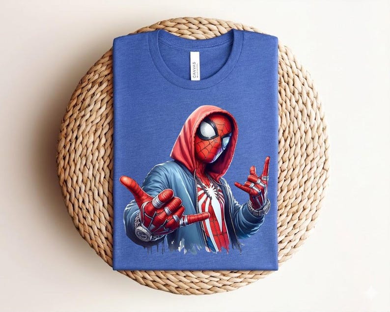 Marvel Spiderman T-shirt, Disneyland Family Trip Tee, Vintage Amazing Spider-Man Shirt, MCU Fans Shirt, Marvel Fantasy Shirt, Spiderman Tee bild 5