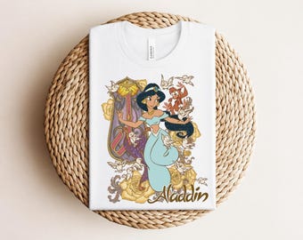 Disney Jasmine Shirt, Princess Jasmine, Disney Castle Watercolor, Princess Matching, Disney Matching, Minnie Ears Themed, Jasmine Trip Shirt