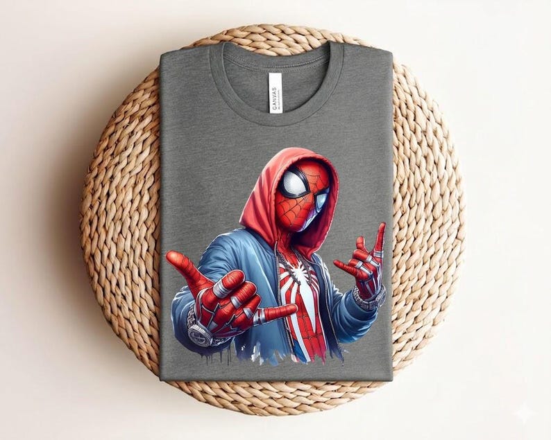 Marvel Spiderman T-shirt, Disneyland Family Trip Tee, Vintage Amazing Spider-Man Shirt, MCU Fans Shirt, Marvel Fantasy Shirt, Spiderman Tee bild 7