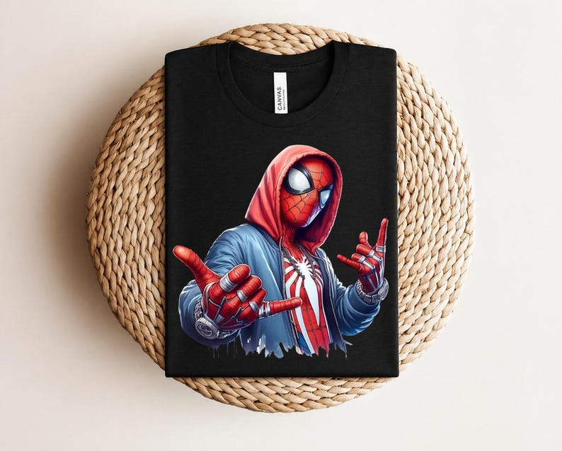 Marvel Spiderman T-shirt, Disneyland Family Trip Tee, Vintage Amazing Spider-Man Shirt, MCU Fans Shirt, Marvel Fantasy Shirt, Spiderman Tee bild 12