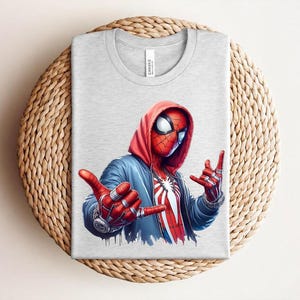 Marvel Spiderman T-shirt, Disneyland Family Trip Tee, Vintage Amazing Spider-Man Shirt, MCU Fans Shirt, Marvel Fantasy Shirt, Spiderman Tee bild 1
