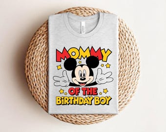Mickey Mouse Birthday shirt, Disney Themed Birthday shirts, Birthday shirt, Disneyland Party Sweatshirts Birthday Boy Shirt