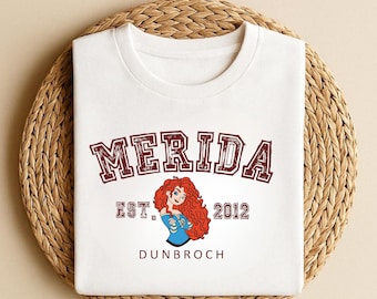 Disney Princesses Shirts, Princess Merida, Princess Tee, Princess Gift, Princess gift for girl, Princess Merida