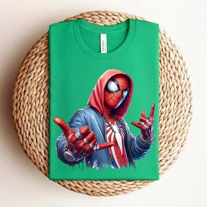 Marvel Spiderman T-shirt, Disneyland Family Trip Tee, Vintage Amazing Spider-Man Shirt, MCU Fans Shirt, Marvel Fantasy Shirt, Spiderman Tee bild 2