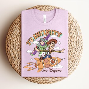 Toy Story Buzz Lightyear Woody T-Shirt, To Infinity and Beyond Tee bild 12